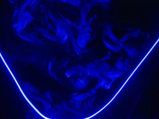 Laser und Hazer